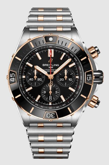 Review Breitling Super Chronomat B01 44 Replica watch UB0136251B1U1 - Click Image to Close